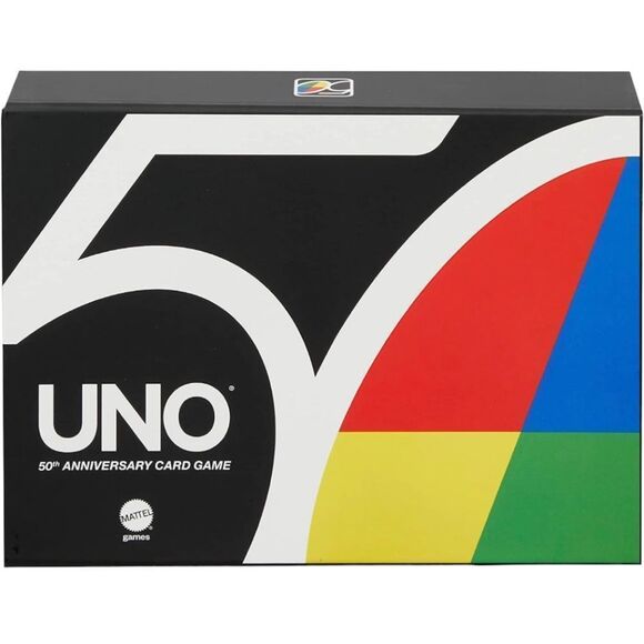 UNO 50th Anniversary Edition Card Game Featuring Commemorative Coin & Ca… - Picture 12 of 12